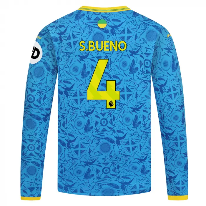Wolverhampton Wanderers Store | Shop Official 2025-26 Wolves Third Shirt – Junior – LS S.BUENO 4 Wolves Gear